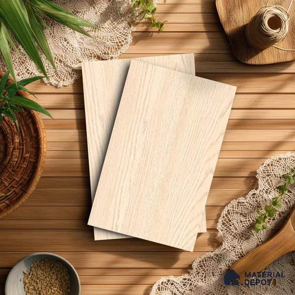 Wooden Look LM 13879 Densen Fall Oak 8 ft x 4 ft Texture Finish Decorative Laminate - 1 mm | Suitable for TV Unit, Wardrobe, Kitchen Cabinets