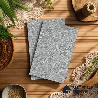 Grey Cement Look LM 13884 8 ft x 4 ft High Gloss Finish Decorative Laminate - 1 mm | Suitable for TV Unit, Wardrobe, Kitchen Cabinets