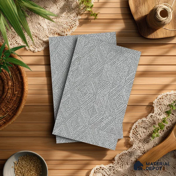 Grey Cement Look LM 13884 8 ft x 4 ft High Gloss Finish Decorative Laminate - 1 mm | Suitable for TV Unit, Wardrobe, Kitchen Cabinets