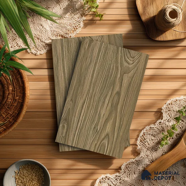Wooden Look LM 13892 8 ft x 4 ft Texture Finish Decorative Laminate - 1 mm | Suitable for TV Unit, Wardrobe, Kitchen Cabinets