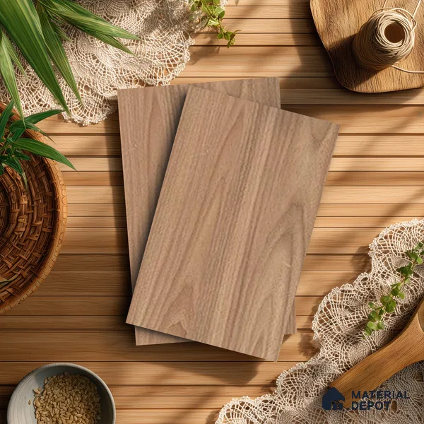 Wooden Look LM 13900 Titter Walnut 8 ft x 4 ft Texture Finish Decorative Laminate - 1 mm | Suitable for TV Unit, Wardrobe, Kitchen Cabinets