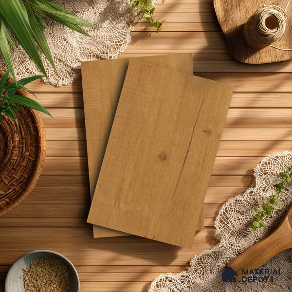 Wooden Look LM 13908 8 ft x 4 ft Texture Finish Decorative Laminate - 1 mm | Suitable for TV Unit, Wardrobe, Kitchen Cabinets