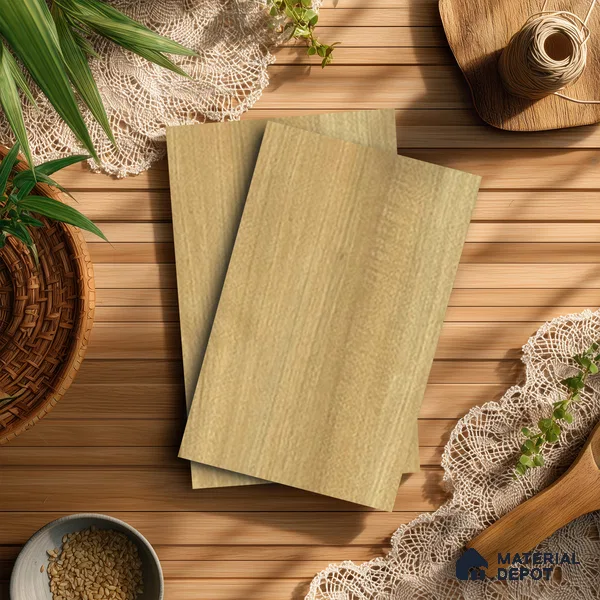 Wooden Look LM 13909 8 ft x 4 ft Texture Finish Decorative Laminate - 1 mm | Suitable for TV Unit, Wardrobe, Kitchen Cabinets