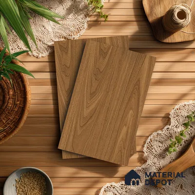 Wooden Look LM 13932 Majestic Oak 8 ft x 4 ft Matte Finish Decorative Laminate - 1 mm | Suitable for TV Unit, Wardrobe, Kitchen Cabinets