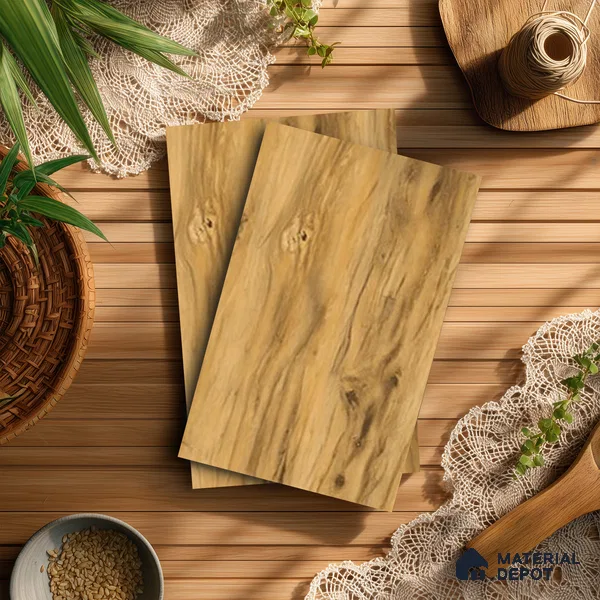 Wooden Look LM 13942 8 ft x 4 ft Texture Finish Decorative Laminate - 1 mm | Suitable for TV Unit, Wardrobe, Kitchen Cabinets
