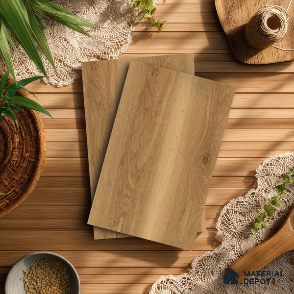 Wooden Look LM 13945 8 ft x 4 ft Texture Finish Decorative Laminate - 1 mm | Suitable for TV Unit, Wardrobe, Kitchen Cabinets