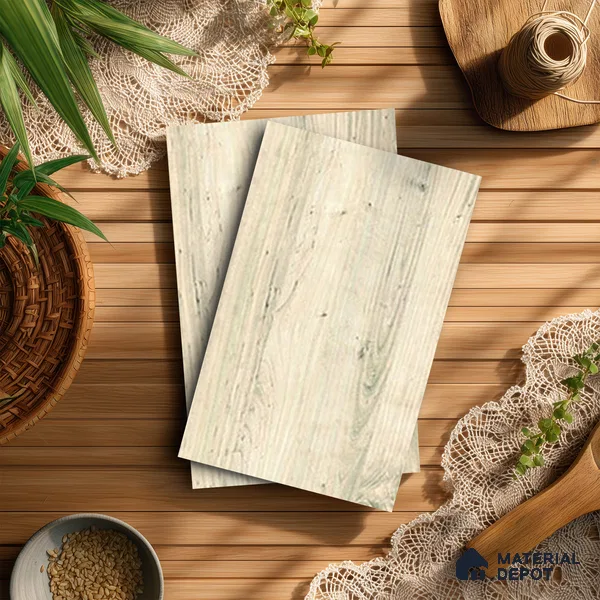 Wooden Look LM 13950 Semsee Beech 8 ft x 4 ft Texture Finish Decorative Laminate - 1 mm | Suitable for TV Unit, Wardrobe, Kitchen Cabinets