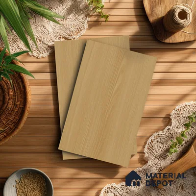 Wooden Look LM 05285 American Fresco 8 ft x 4 ft Suede Finish Decorative Laminate - 0.8 mm | Suitable for TV Unit, Wardrobe, Kitchen Cabinets