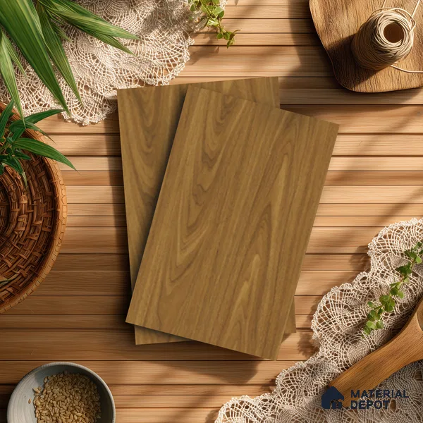 Wooden Look LM 17407 Majestic Oak 10 ft x 4 ft Texture Finish Decorative Laminate - 1 mm | Suitable for TV Unit, Wardrobe, Kitchen Cabinets