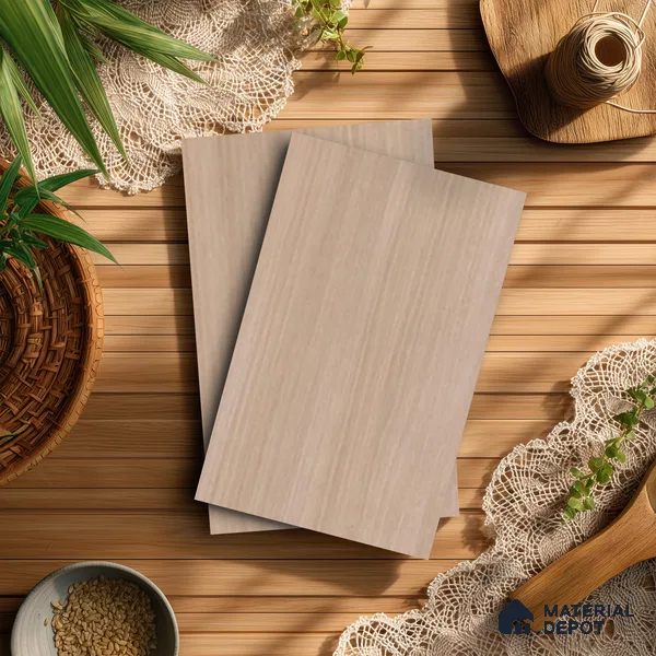 Wooden Look LM 17409 Malaysian Wood 10 ft x 4 ft Texture Finish Decorative Laminate - 1 mm | Suitable for TV Unit, Wardrobe, Kitchen Cabinets