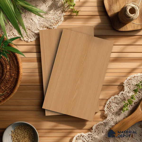 Wooden Look LM 17416 American Fresco 10 ft x 4 ft Texture Finish Decorative Laminate - 1 mm | Suitable for TV Unit, Wardrobe, Kitchen Cabinets