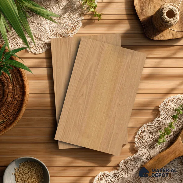 Wooden Look LM 17423 Classic Cedar 10 ft x 4 ft Suede Finish Decorative Laminate - 1 mm | Suitable for TV Unit, Wardrobe, Kitchen Cabinets
