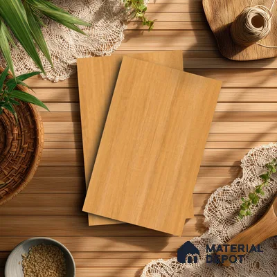 Wooden Look LM 17428 Columbain Ashwood 10 ft x 4 ft Suede Finish Decorative Laminate - 1 mm | Suitable for TV Unit, Wardrobe, Kitchen Cabinets
