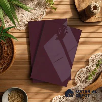 Pink Textured Solid Look LM 21331 8 ft x 4 ft Texture Finish Decorative Laminate - 1 mm | Suitable for TV Unit, Wardrobe, Kitchen Cabinets