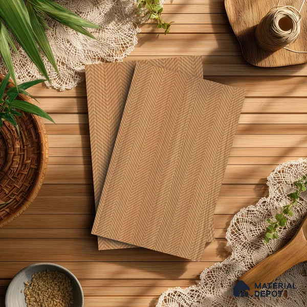 Patterned Look LM 21332 8 ft x 4 ft Texture Finish Decorative Laminate - 1 mm | Suitable for Bedroom, TV Unit, Wardrobe