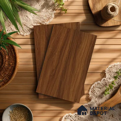 Wooden Look LM 21349 Cherry Wood 8 ft x 4 ft Matte Finish Decorative Laminate - 1 mm | Suitable for TV Unit, Wardrobe, Kitchen Cabinets