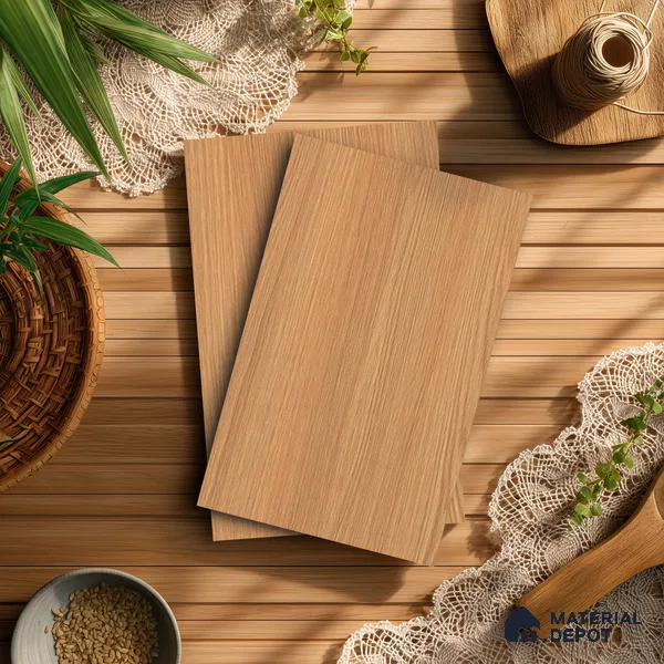 Wooden Look LM 21358 Sober Oak 8 ft x 4 ft Matte Finish Decorative Laminate - 1 mm | Suitable for TV Unit, Wardrobe, Kitchen Cabinets