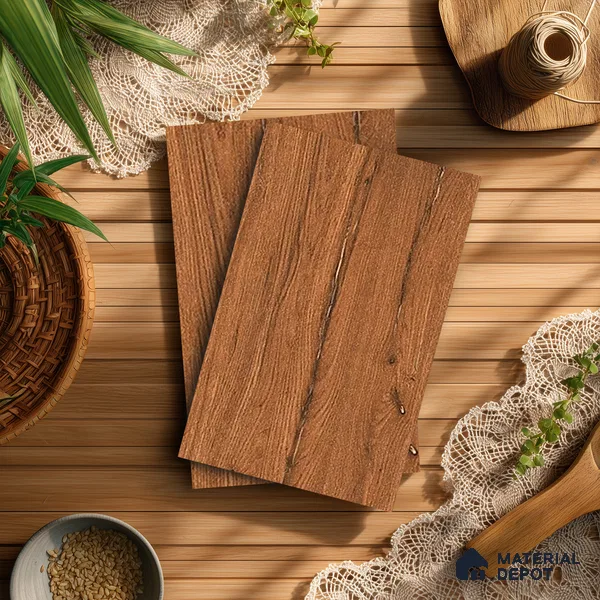 Wooden Look LM 21360 Shiny Lavito 8 ft x 4 ft PU Finish Decorative Laminate - 1 mm | Suitable for TV Unit, Wardrobe, Kitchen Cabinets