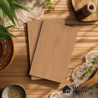 Wooden Look LM 21361 Monarchial Walnut 8 ft x 4 ft PU Finish Decorative Laminate - 1 mm | Suitable for TV Unit, Wardrobe, Kitchen Cabinets