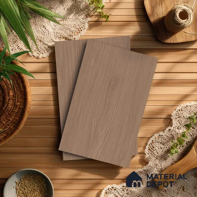 Wooden Look LM 21364 Monarchial Walnut 8 ft x 4 ft Texture Finish Decorative Laminate - 1 mm | Suitable for TV Unit, Wardrobe, Kitchen Cabinets