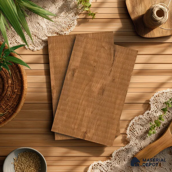 Wooden Look LM 21410 Egger Oak 8 ft x 4 ft Texture Finish Decorative Laminate - 1 mm | Suitable for TV Unit, Wardrobe, Kitchen Cabinets