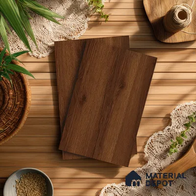 Wooden Look LM 21415 Bruto Walnut 8 ft x 4 ft Matte Finish Decorative Laminate - 1 mm | Suitable for TV Unit, Wardrobe, Kitchen Cabinets