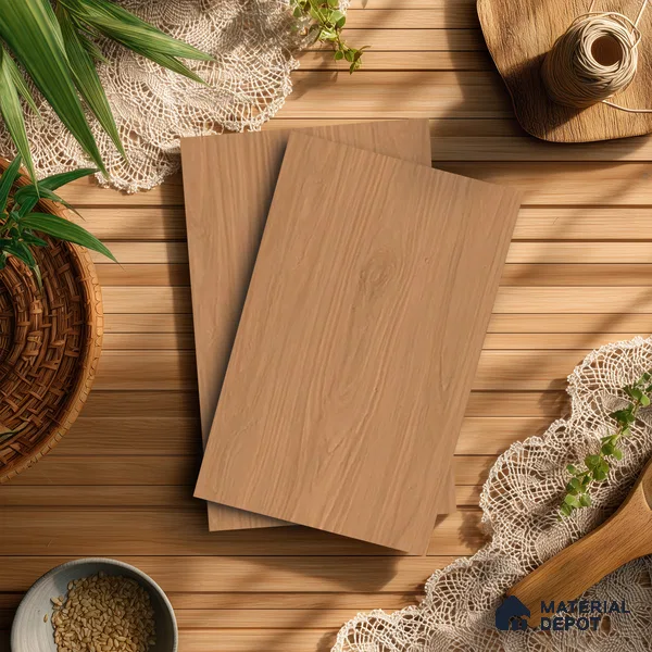 Wooden Look LM 21423 Monarchial Walnut 8 ft x 4 ft Texture Finish Decorative Laminate - 1 mm | Suitable for TV Unit, Wardrobe, Kitchen Cabinets