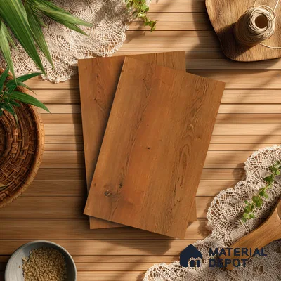 Wooden Look LM 21450 Royal Oak 8 ft x 4 ft Suede Finish Decorative Laminate - 1 mm | Suitable for TV Unit, Wardrobe, Kitchen Cabinets