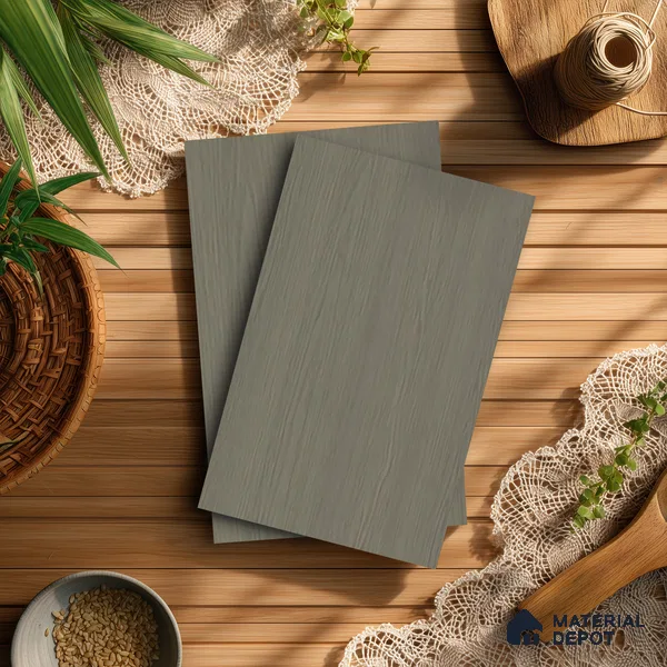 Wooden Look LM 21452 Ash Oak 8 ft x 4 ft Suede Finish Decorative Laminate - 1 mm | Suitable for TV Unit, Wardrobe, Kitchen Cabinets