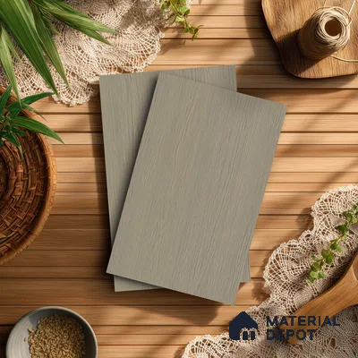 Wooden Look LM 21453 Fumed Oak 8 ft x 4 ft Suede Finish Decorative Laminate - 1 mm | Suitable for TV Unit, Wardrobe, Kitchen Cabinets