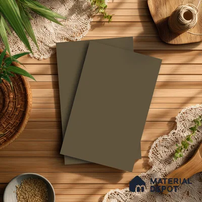 Sandy Brown Solid Colors Look LM 23720 8 ft x 4 ft Matte Finish Decorative Laminate - 1 mm | Suitable for Living Room, Kitchen, Office