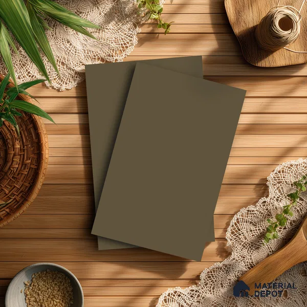Sandy Brown Solid Colors Look LM 23720 8 ft x 4 ft Matte Finish Decorative Laminate - 1 mm | Suitable for Living Room, Kitchen, Office