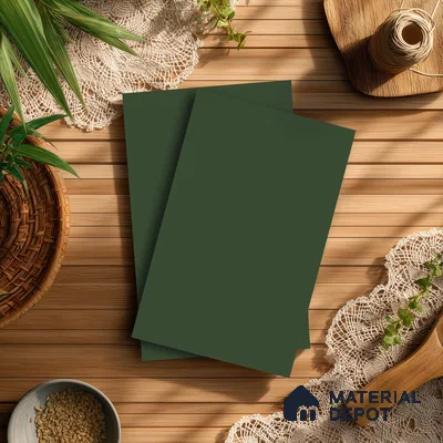 Aloe Vera Green Solid Colors Look LM 23723 8 ft x 4 ft Matte Finish Decorative Laminate - 1 mm | Suitable for Living Room, Kitchen, Office