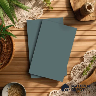 Sky Blue Solid Colors Look LM 23729 8 ft x 4 ft Matte Finish Decorative Laminate - 1 mm | Suitable for Living Room, Kitchen, Office