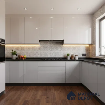 Ferrero 1B 0805 Pale Orchid 8 ft x 4 ft Solid Series High Gloss Finish Acrylic Laminate - 1.5 mm (LM 01152) | Matching Edgeband Code - 805 | Suitable for Kitchen Cabinets, Study Areas, Wardrobe