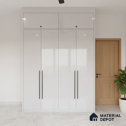 Ferrero 1B 0805 Pale Orchid 8 ft x 4 ft Solid Series High Gloss Finish Acrylic Laminate - 1.5 mm (LM 01152) | Matching Edgeband Code - 805 | Suitable for Kitchen Cabinets, Study Areas, Wardrobe
