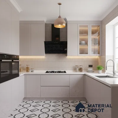 Ferrero 1B 0815 Pastel Violet 8 ft x 4 ft Solid Series High Gloss Finish Acrylic Laminate - 1.5 mm (LM 01158) | Matching Edgeband Code - 815 | Suitable for Kitchen Cabinets, Study Areas, Wardrobe