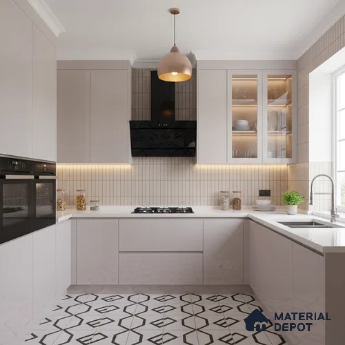 Ferrero 1B 0815 Pastel Violet 8 ft x 4 ft Solid Series High Gloss Finish Acrylic Laminate - 1.5 mm (LM 01158) | Matching Edgeband Code - 815 | Suitable for Kitchen Cabinets, Study Areas, Wardrobe