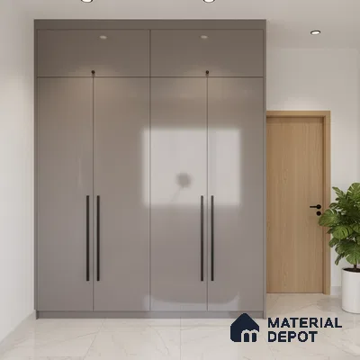 Ferrero 1C 01511 Ashwood Brown 8 ft x 4 ft High Gloss Finish 6H Anti Scratch Acrylic Laminate - 1.5 mm | Suitable for Living Room, Kitchen, Office