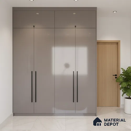 Ferrero 1C 01511 Ashwood Brown 8 ft x 4 ft High Gloss Finish 6H Anti Scratch Acrylic Laminate - 1.5 mm | Suitable for Living Room, Kitchen, Office