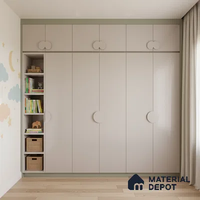 Ferrero 1C 01562 Soft Mauve 8 ft x 4 ft High Gloss Finish 6H Anti Scratch Acrylic Laminate - 1.5 mm | Suitable for Living Room, Kitchen, Office