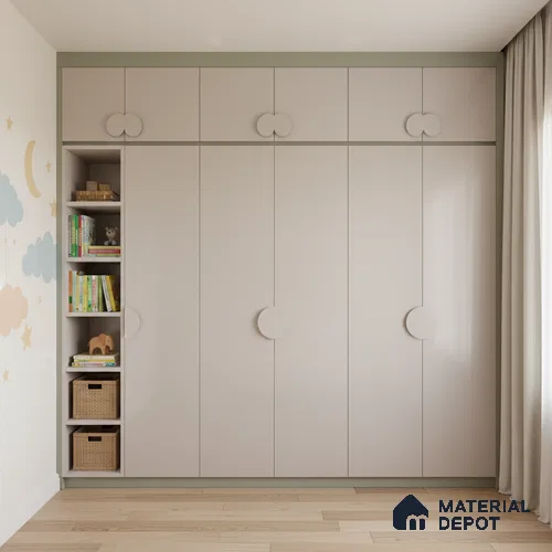 Ferrero 1C 01562 Soft Mauve 8 ft x 4 ft High Gloss Finish 6H Anti Scratch Acrylic Laminate - 1.5 mm | Suitable for Living Room, Kitchen, Office