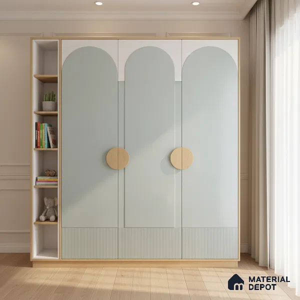 Ferrero 1C 01592 Cool Mint 8 ft x 4 ft High Gloss Finish 6H Anti Scratch Acrylic Laminate - 1.5 mm | Suitable for Living Room, Kitchen, Office
