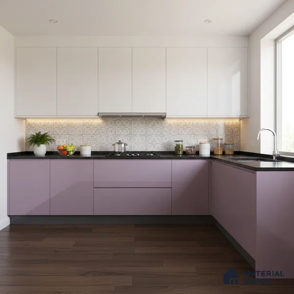 Ferrero 1C 01587 Antique Petal 8 ft x 4 ft High Gloss Finish 6H Anti Scratch Acrylic Laminate - 1.5 mm | Suitable for Living Room, Kitchen, Office
