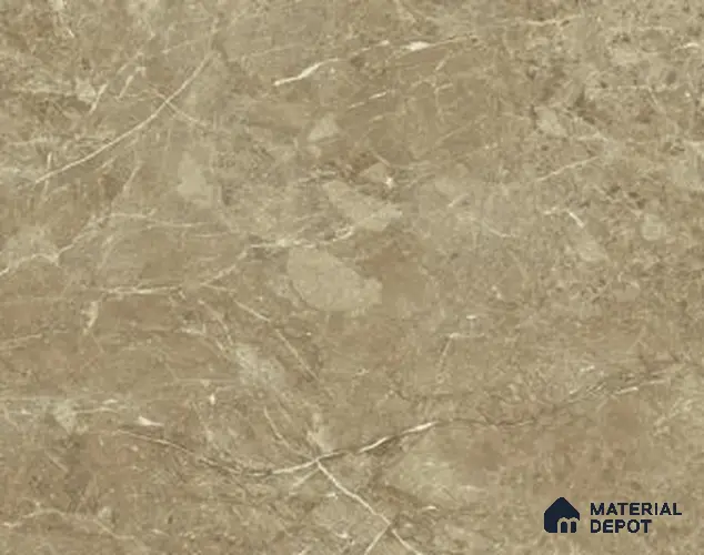 Stone Look LU 5874 Nura Light Brown Glossy Finish Decorative Laminate | Suitable for interior applications in Kitchen Cabinates, Furniture, Wardrobe - 1 mm