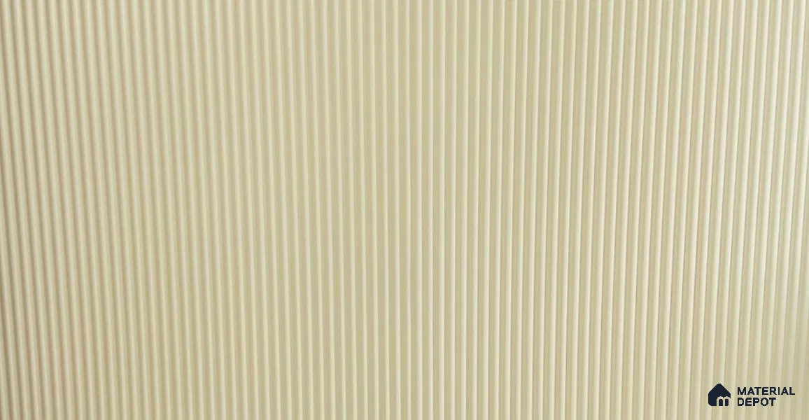 Duco Paintable Micro Flute 8 ft x 4 ft CNC Made Exterior Grade HDHMR Panel - 18 mm (18 mm Flute width | 9 mm Groove Depth)