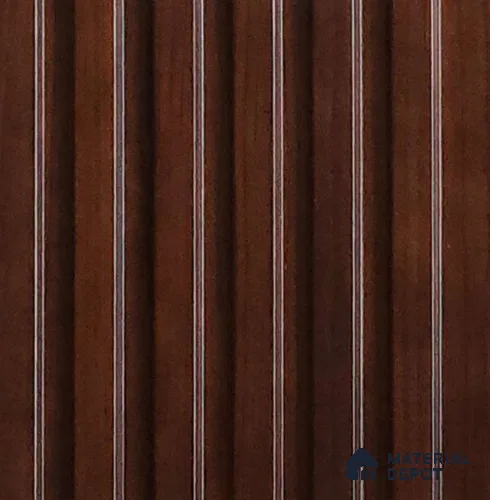 Brown Wooden Look Charcoal Louver/Panel 10 ft x 5 inch - 6 mm | Ideal for Feature Wall, Living Room, Bedroom, Home, TV Unit | PN 07103