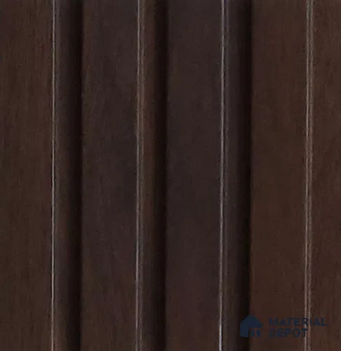 Brown Wooden Look Charcoal Louver/Panel 10 ft x 5 inch - 6 mm | Ideal for Feature Wall, Living Room, Bedroom, Home, TV Unit | PN 07094