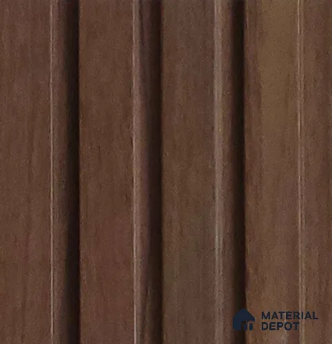 Brown Wooden Look Charcoal Louver/Panel 10 ft x 5 inch - 6 mm | Ideal for Feature Wall, Living Room, Bedroom, Home, TV Unit | PN 07092