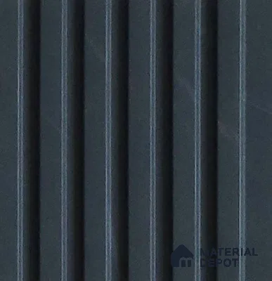 Grey Plain Colour Look Charcoal Louver/Panel 10 ft x 5 inch - 6 mm | Ideal for Feature Wall, Living Room, Bedroom, Home, TV Unit | PN 07109